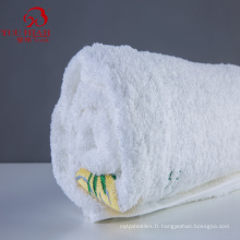 Bonne absorbant Hôtel 5 étoiles de haute qualité 100% coton blanc en peluche de serviette en coton doux
